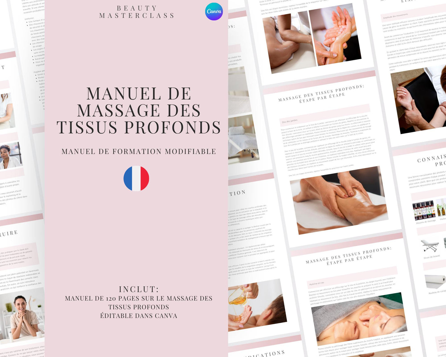 French Deep Tissue Massage Editable Training Manual