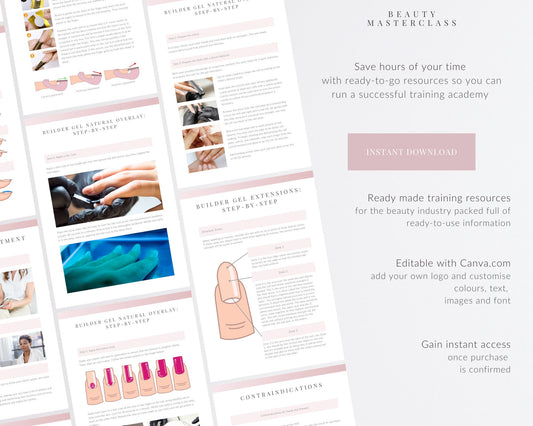 Builder Gel Nail Editable Training Manual