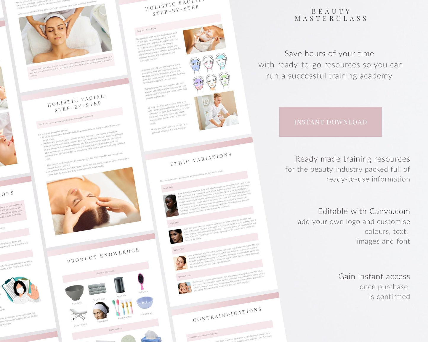 Holistic Facial Editable Training Manual