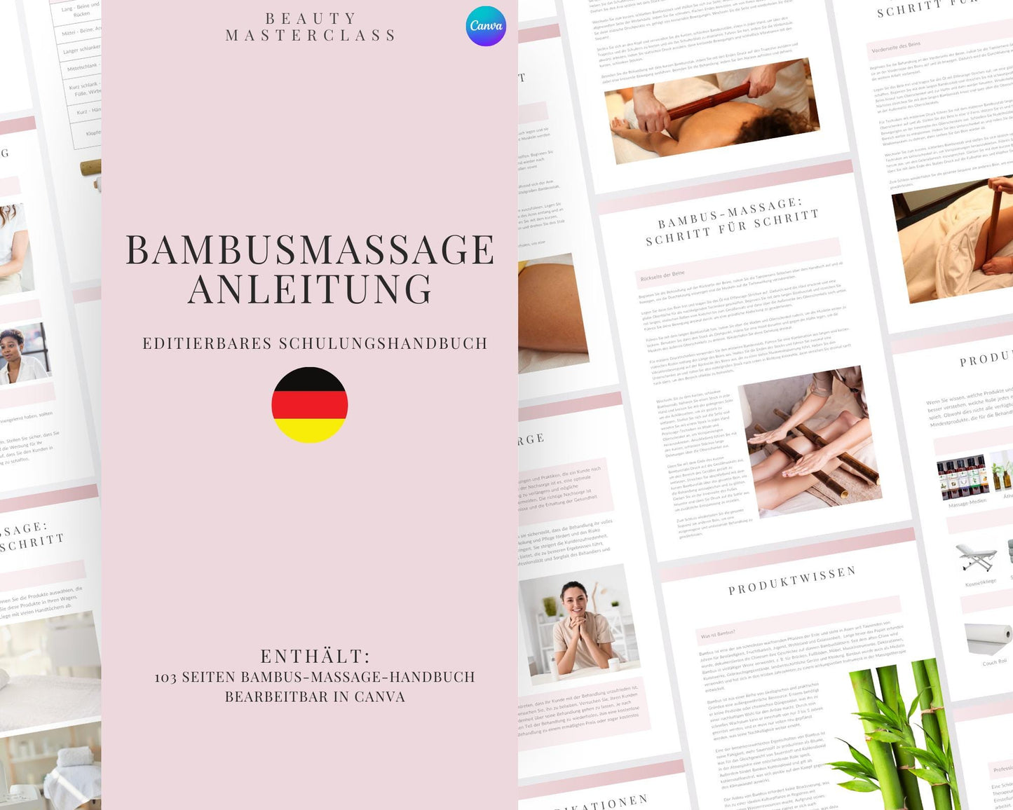 German Bamboo Massage Editable Training Manual