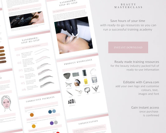 Nanobrows SPMU Editable Training Manual