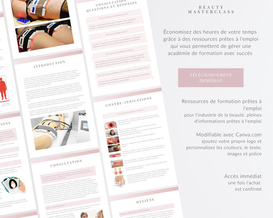 French Laser Lipolysis Editable Training Manual
