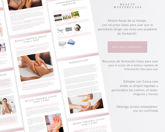 Spanish Swedish Body Editable Training Manual