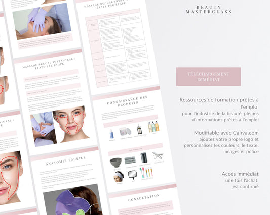 French Intra-Oral Buccal Massage Editable Training Manual