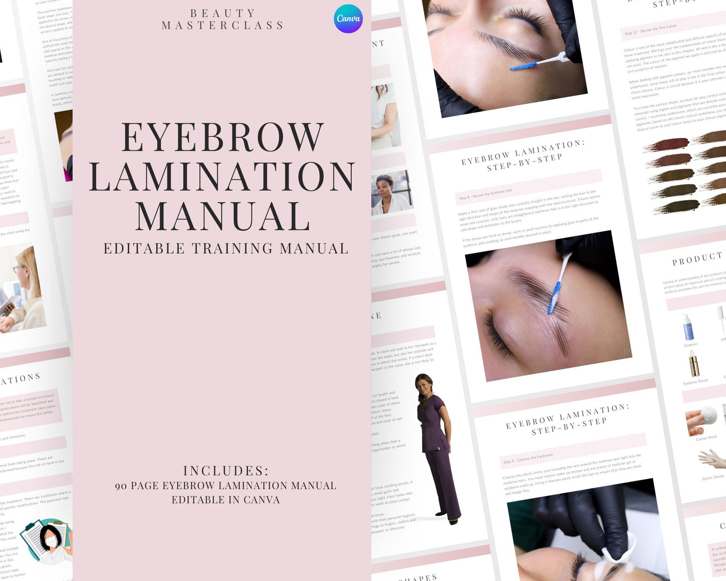 Brow Lamination and Tint Editable Training Manual