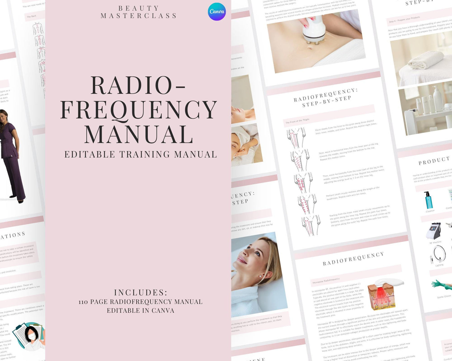 Radiofrequency Editable Training Manual for Body Contouring Therapy