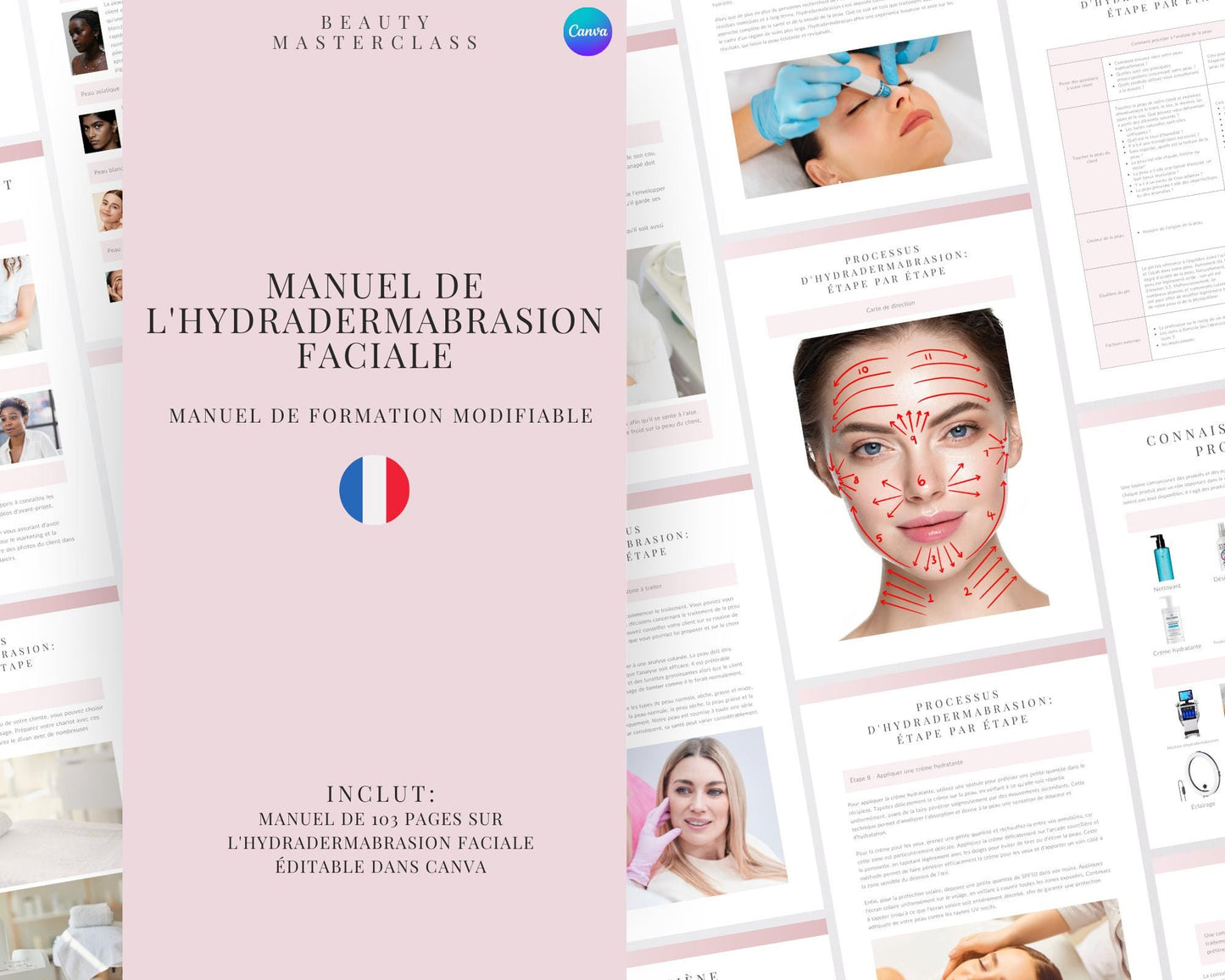 French Hydradermabrasion Facial Editable Training Manual
