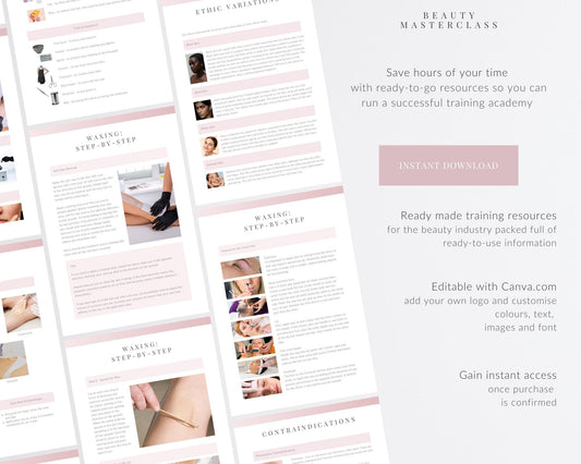 Waxing Editable Training Manual