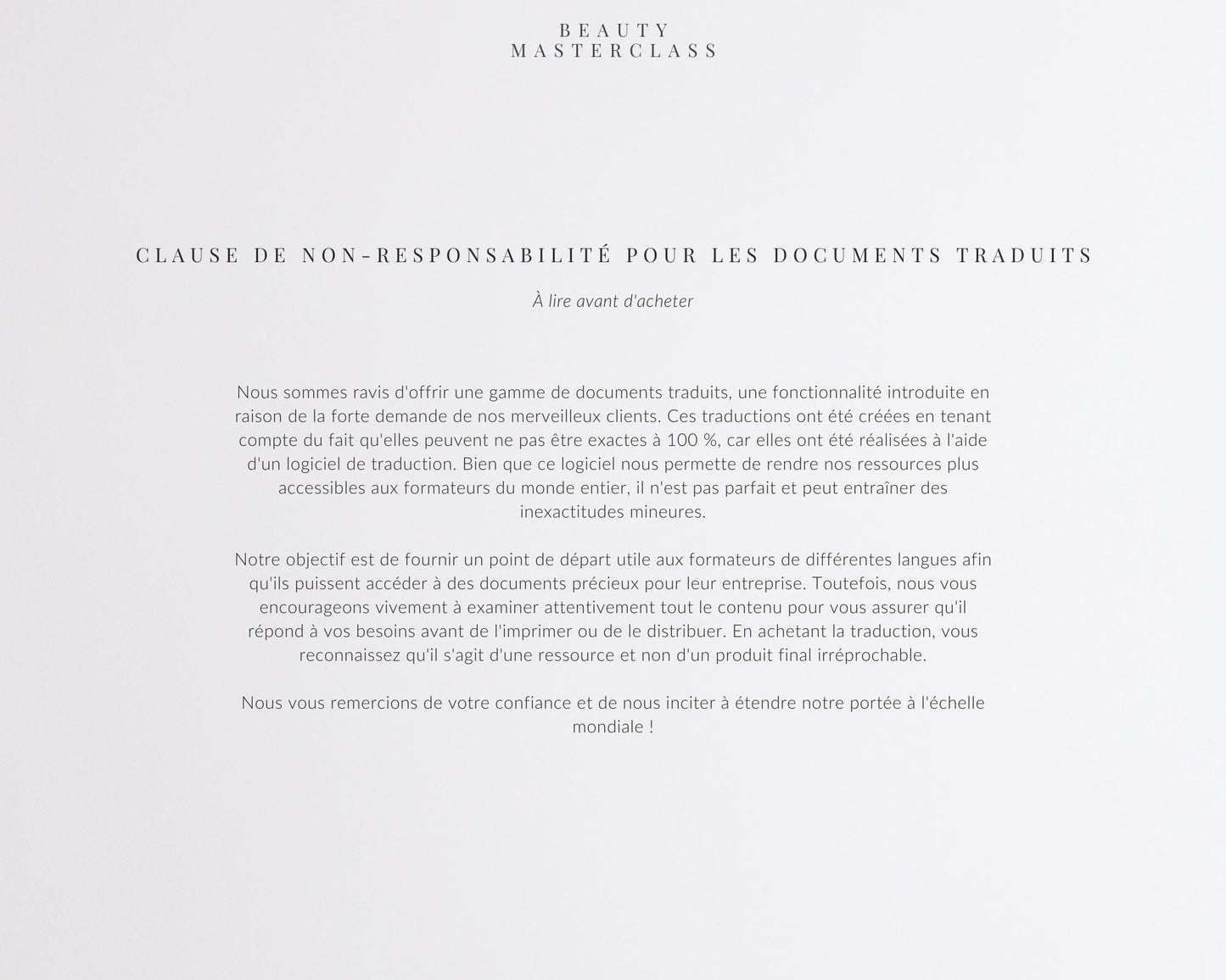 French Cluster Lash Extension Editable Training Manual