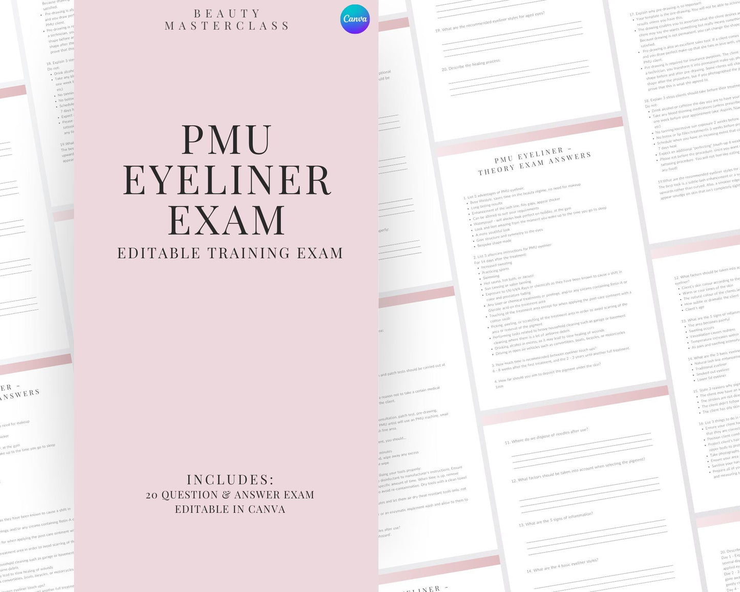 SPMU Eyeliner Editable Theory Exam