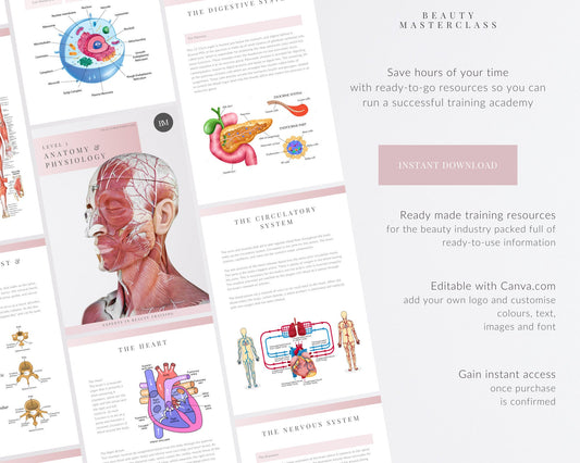 Anatomy and Physiology Level 3 Editable Training Manual