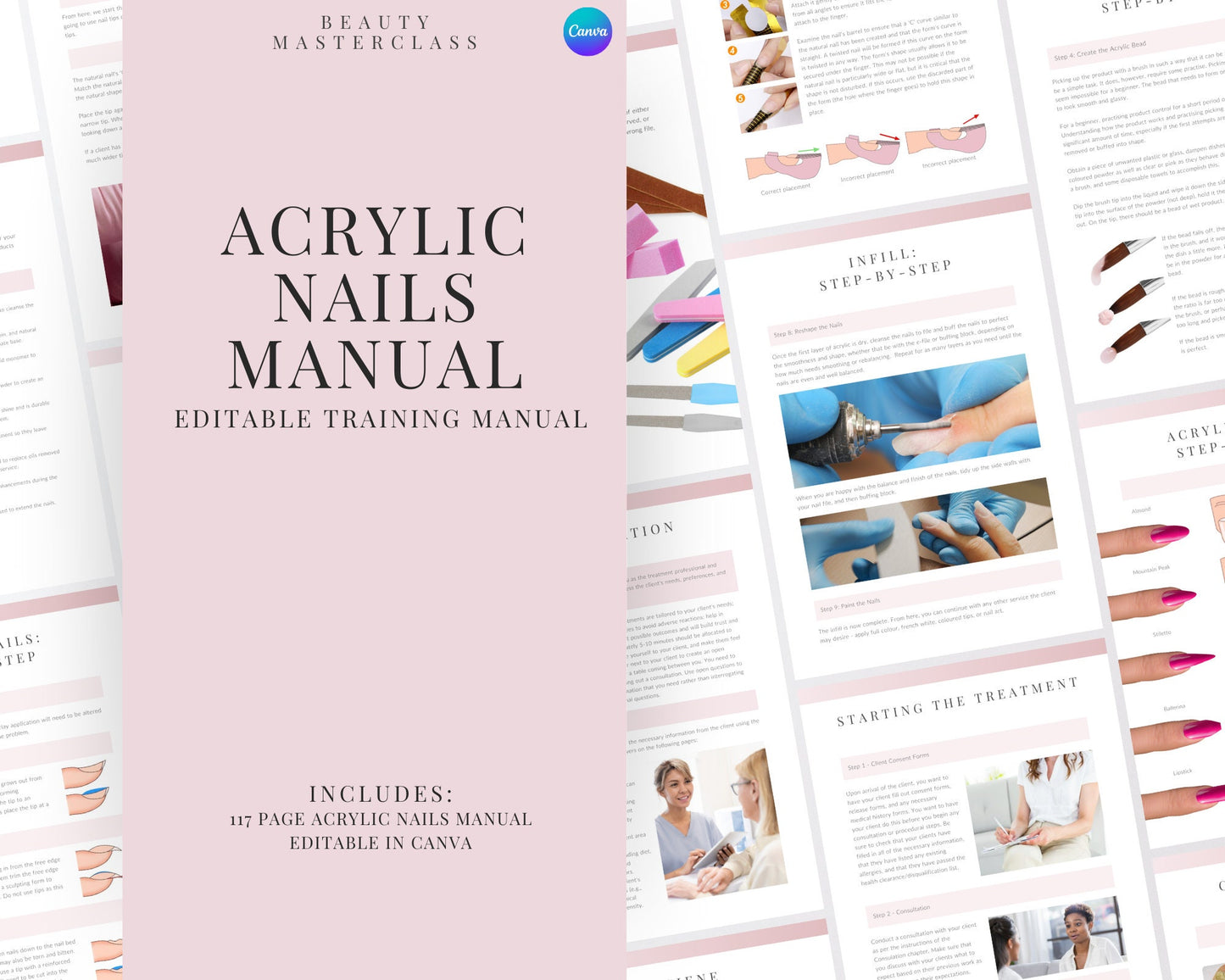 Acrylic Nails Editable Training Manual