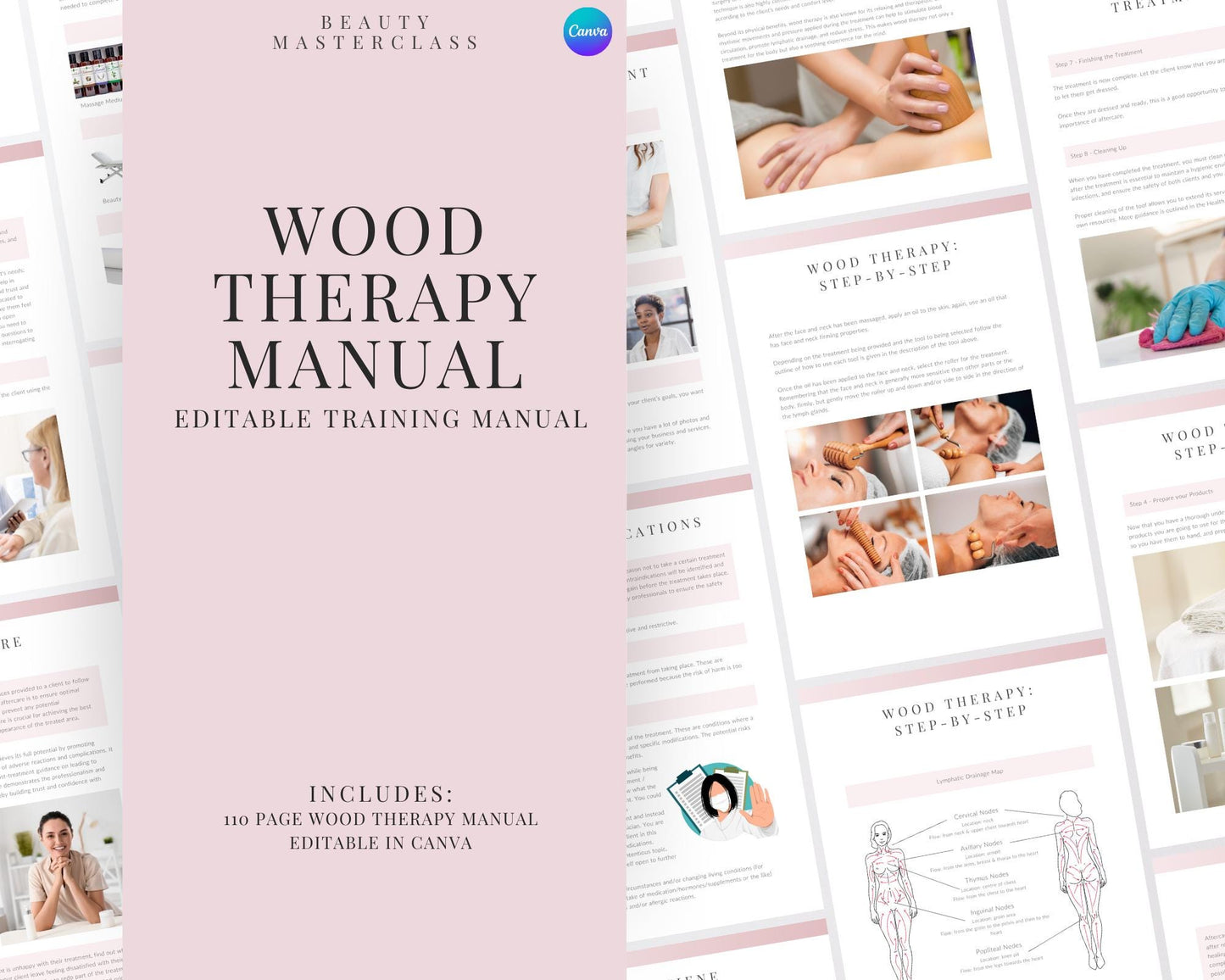 Wood Therapy Editable Training Manual for Body Contouring Therapy
