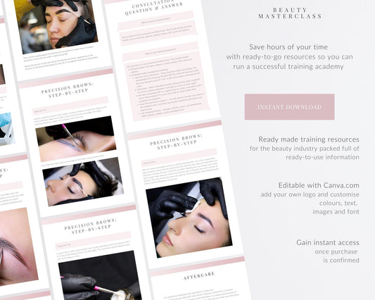 Precision Brows Editable Training Manual