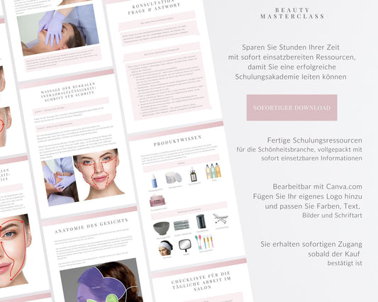 German Intra-Oral Buccal Massage Editable Training Manual