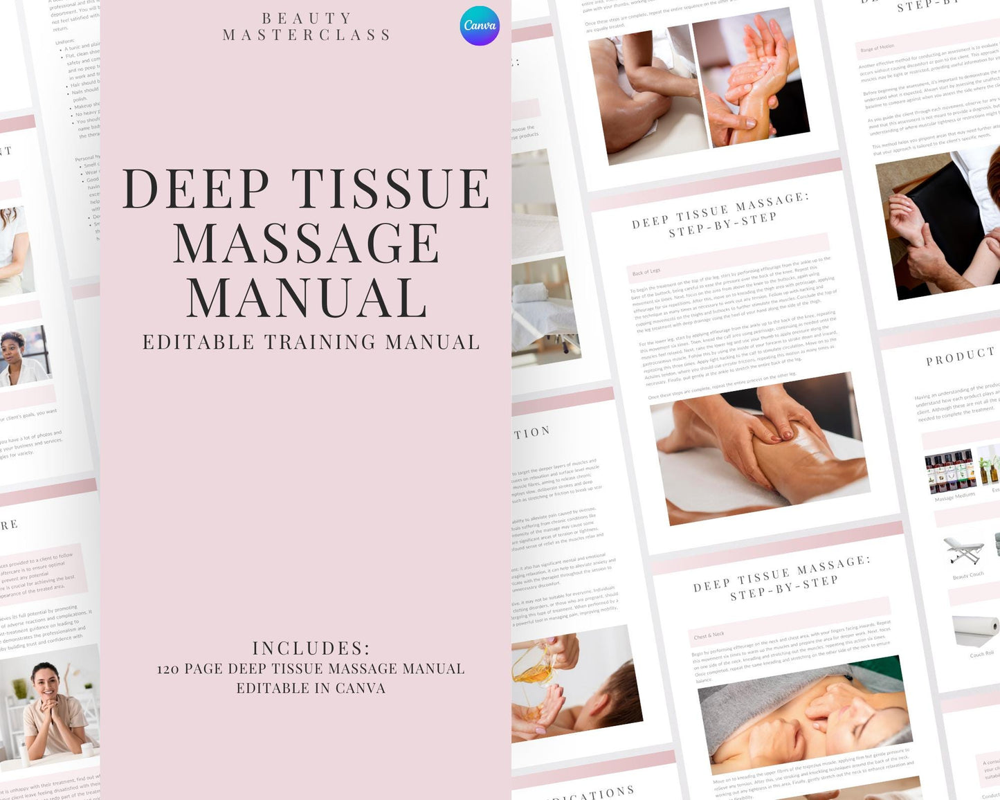 Deep Tissue Massage Editable Training Manual