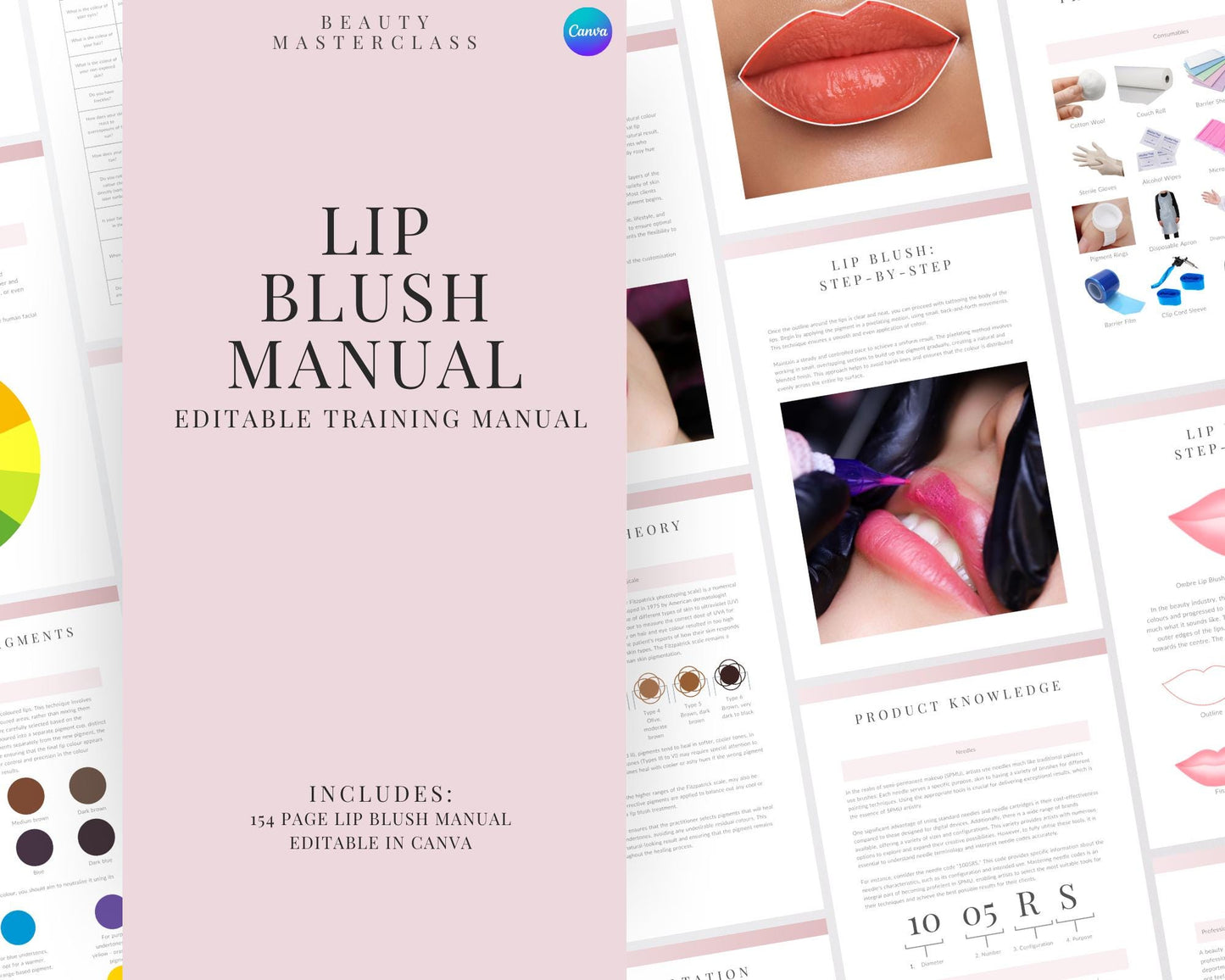 Lip Blush SPMU Editable Training Manual