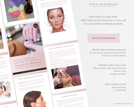 Advanced Anti-Wrinkle Aesthetic Editable Training Manual