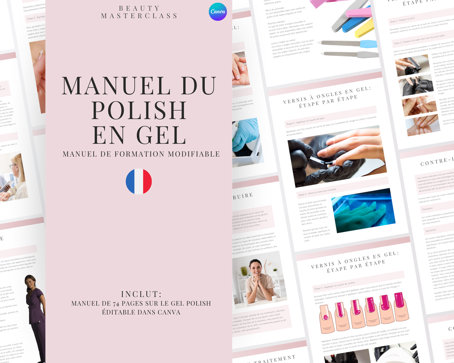 French Gel Polish Editable Training Manual