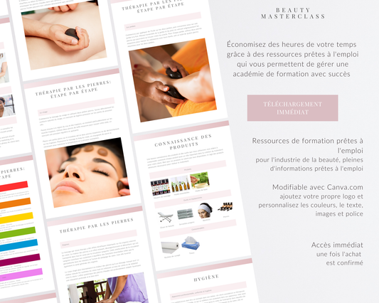 French Stone Therapy Massage Training Manual