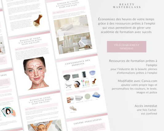 French Kansa Wand Facial Massage Training Manual