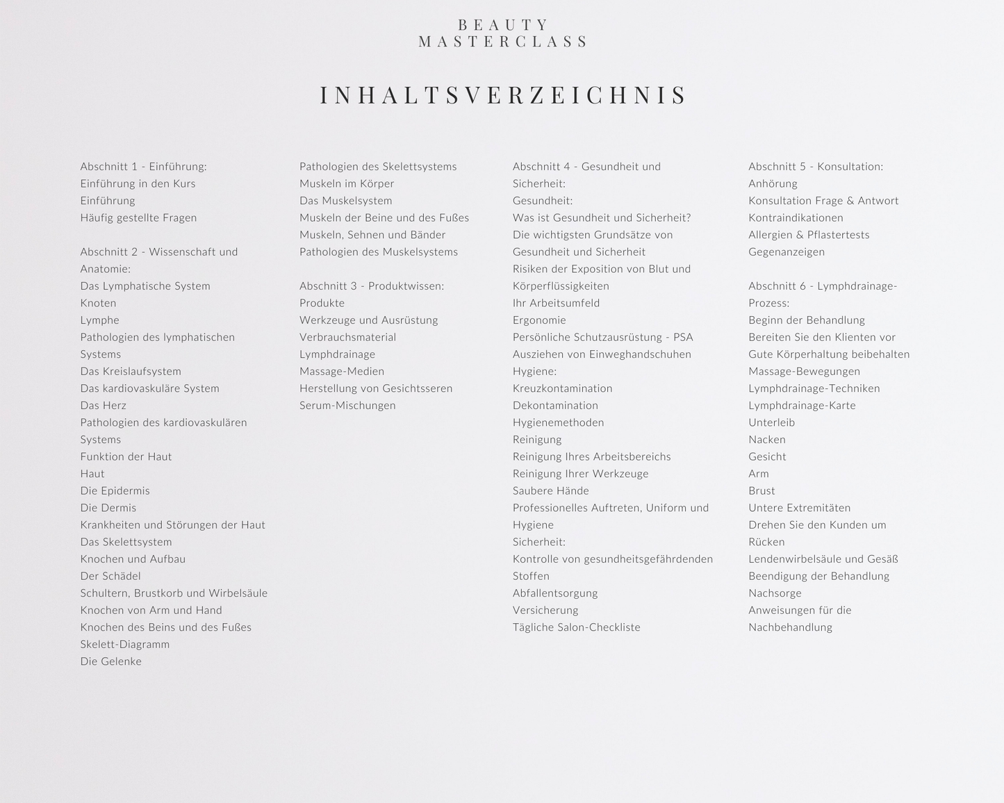 German Lymphatic Drainage Editable Training Manual