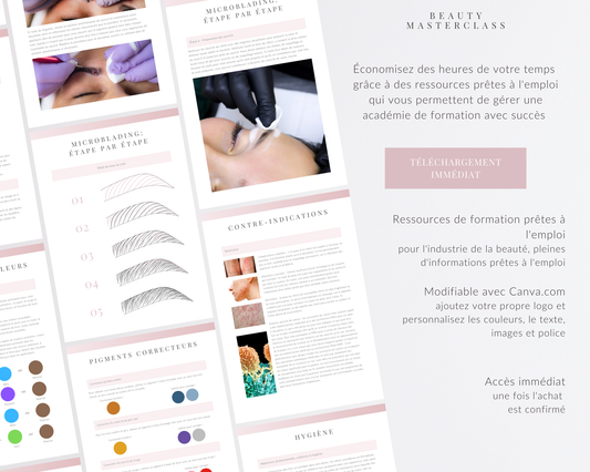 French Microblading Training Manual