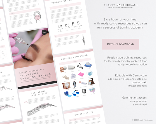 Nanobrows SPMU Editable Training Manual