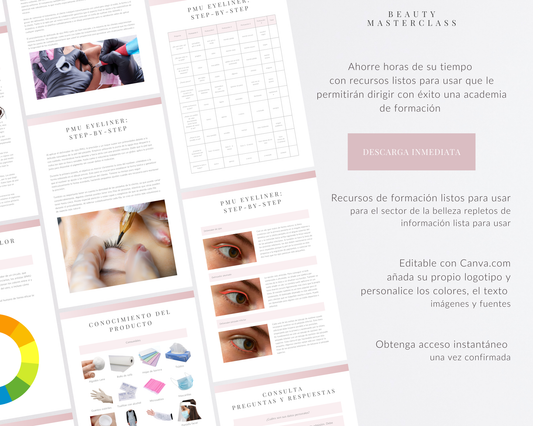 Spanish PMU Eyeliner Training Manual