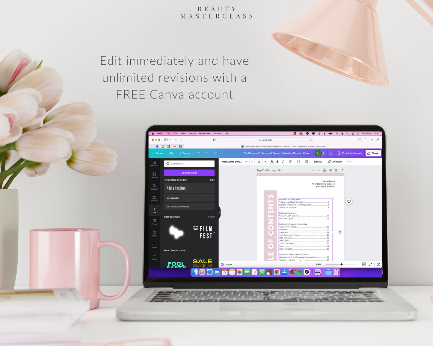 Lash Lift and Tint Editable Training Manual