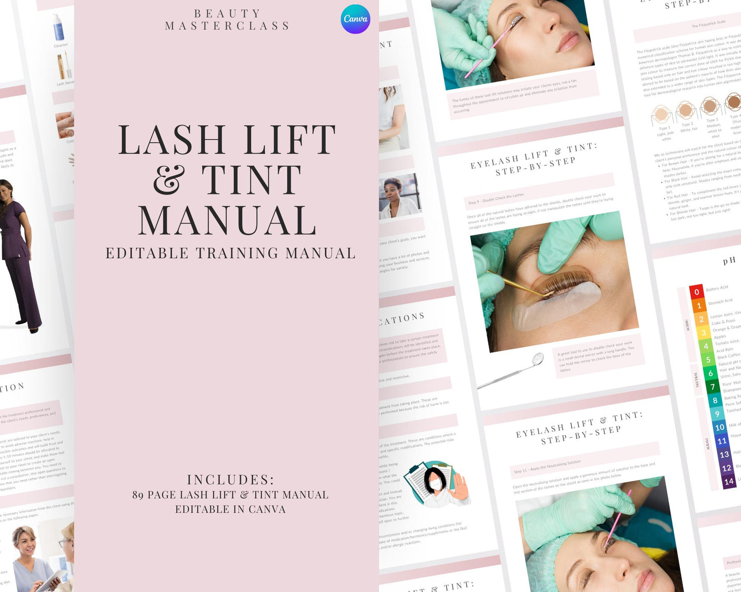 Lash Lift and Tint Editable Training Manual