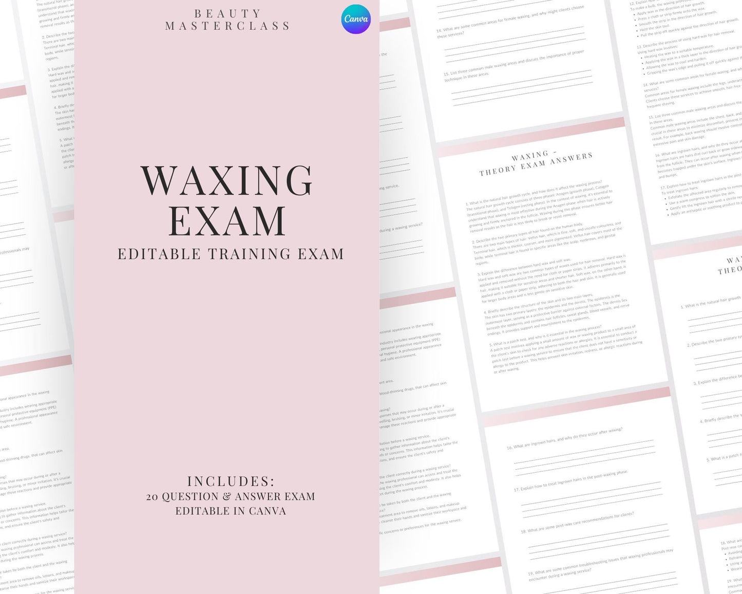 Waxing Editable Theory Exam
