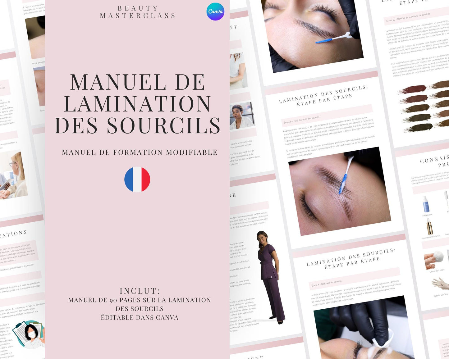 French Brow Lamination and Tint Editable Training Manual