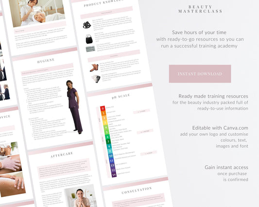 Spray Tanning Editable Training Manual