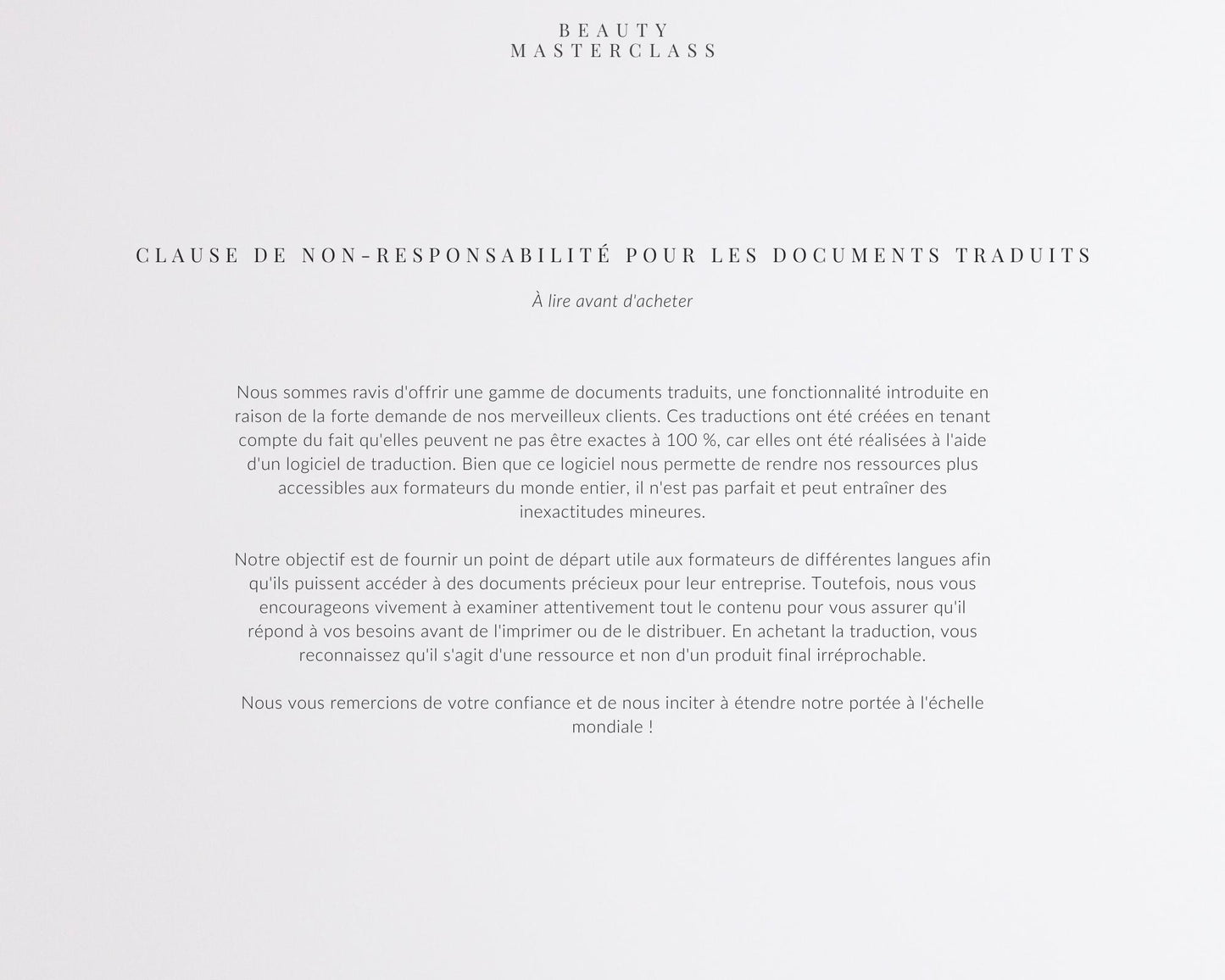 French Microneedling Facial Editable Training Manual