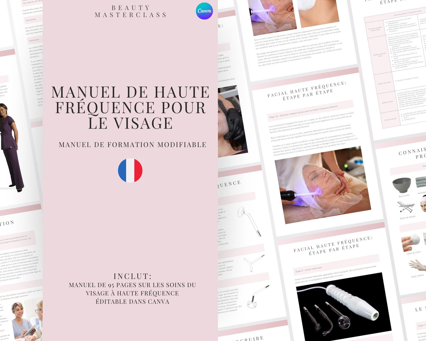 French High Frequency Facial Editable Training Manual
