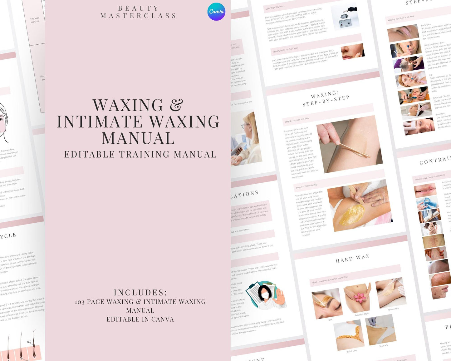 Waxing and Intimate Waxing Editable Training Manual