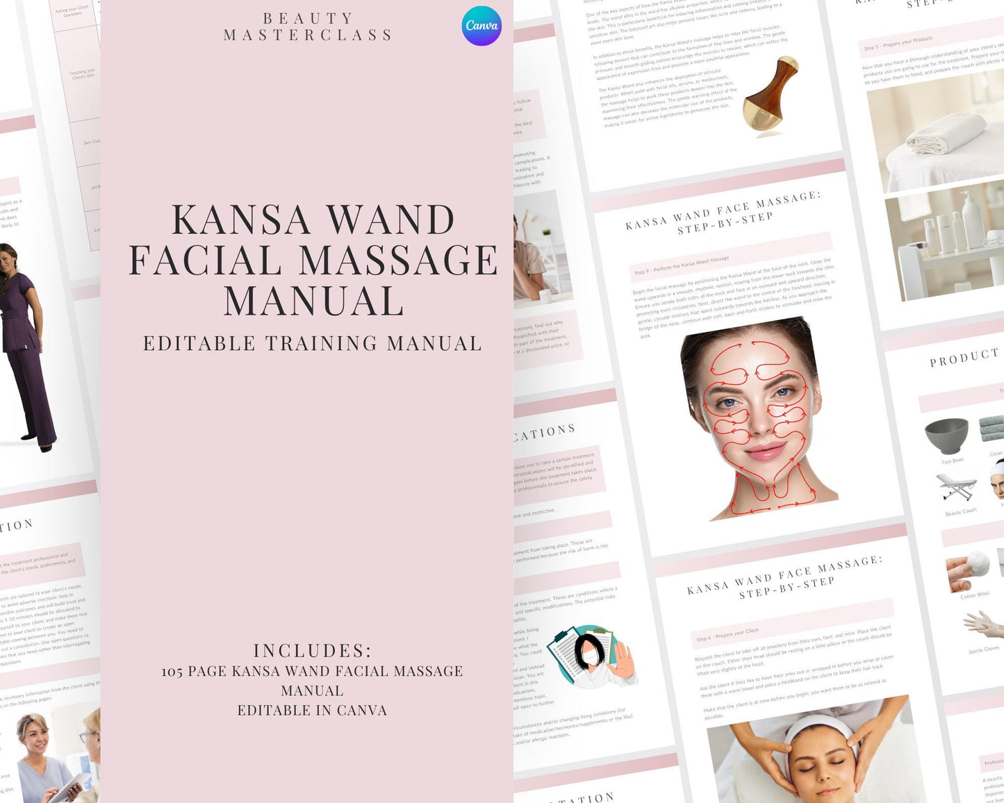 Kansa Wand Facial Massage Editable Training Manual