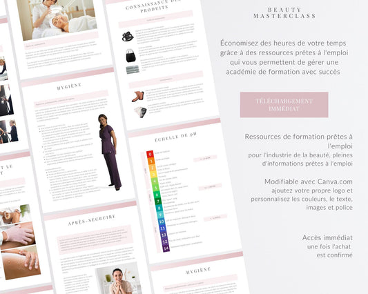 French Spray Tan Editable Training Manual