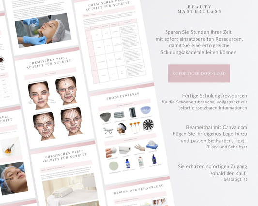 German Chemical Peel Editable Training Manual