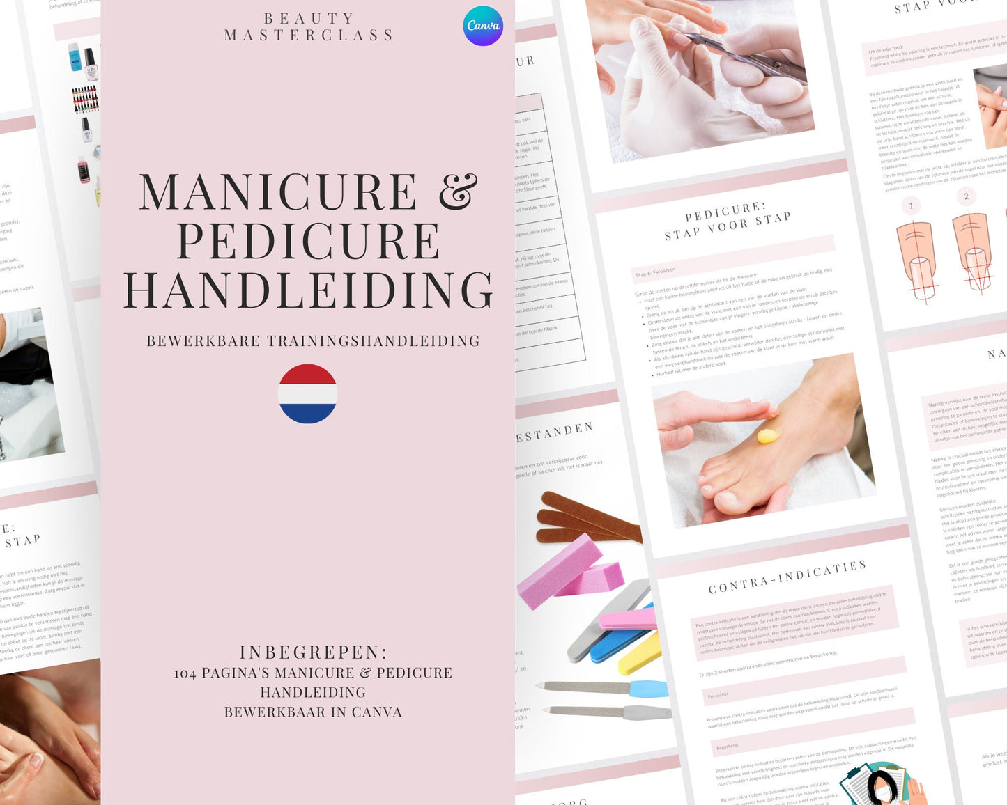 Dutch Manicure & Pedicure Editable Editable Training Manual