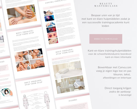 Dutch Wood Therapy Editable Training Manual