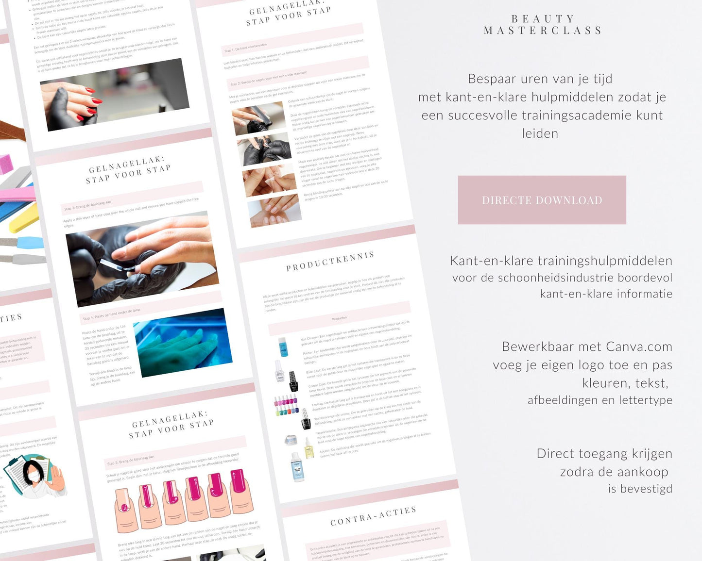 Dutch Gel Polish Editable Training Manual
