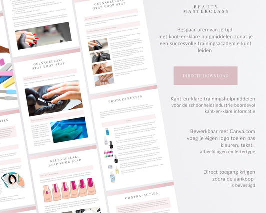 Dutch Gel Polish Editable Training Manual