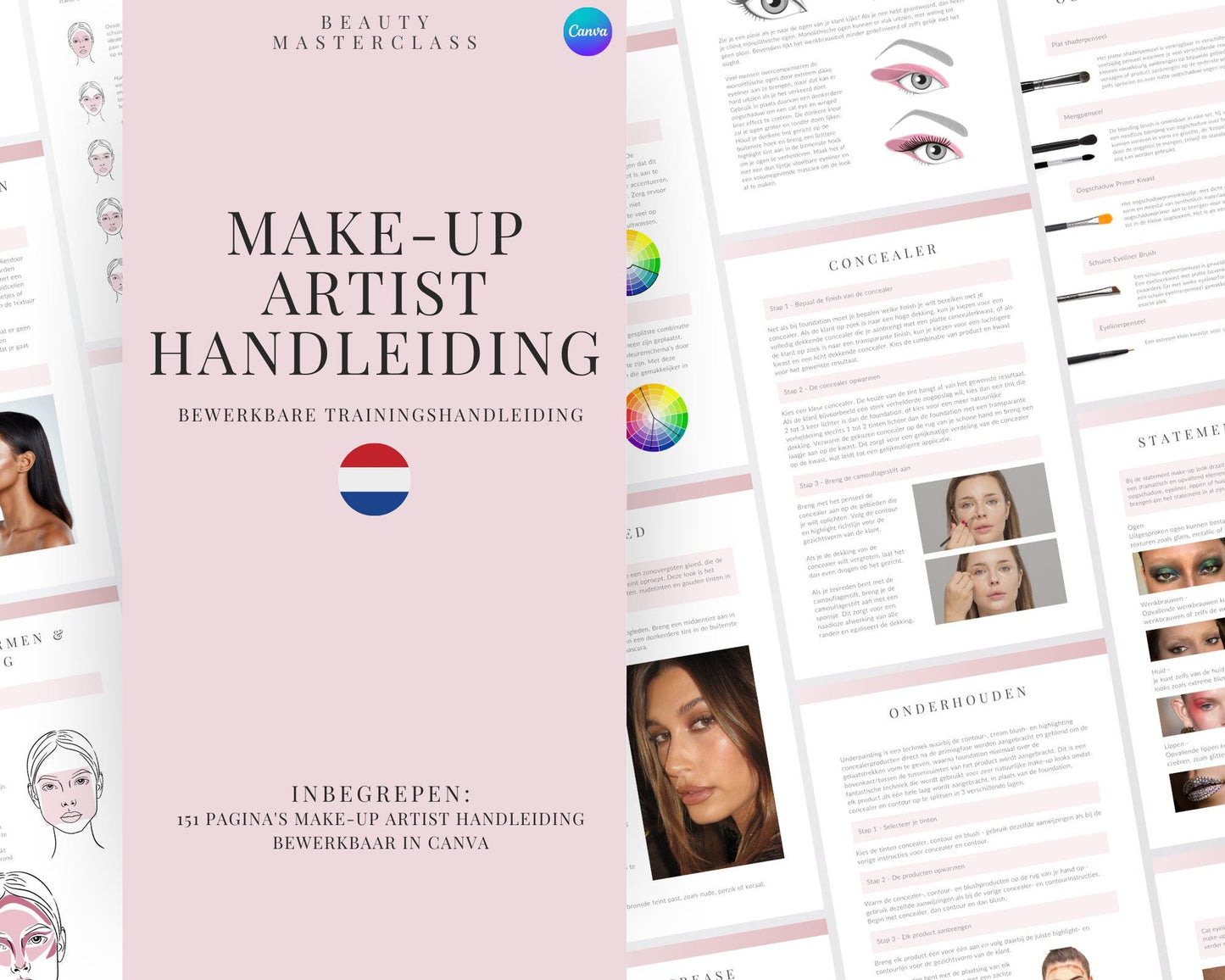 Dutch Makeup Artist Editable Training Manual