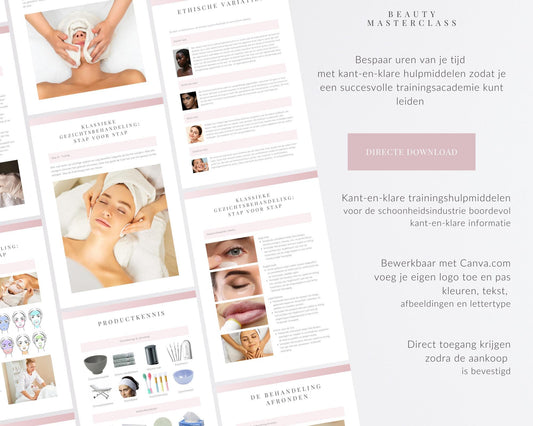 Dutch Classic Facial Editable Training Manual