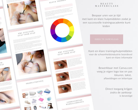 Dutch PMU Eyeliner Editable Training Manual