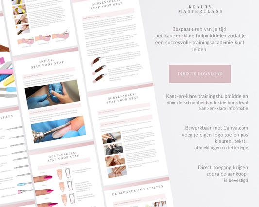 Dutch Acrylic Nails Editable Training Manual