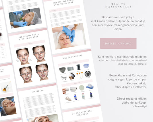 Dutch Chemical Peel Editable Training Manual
