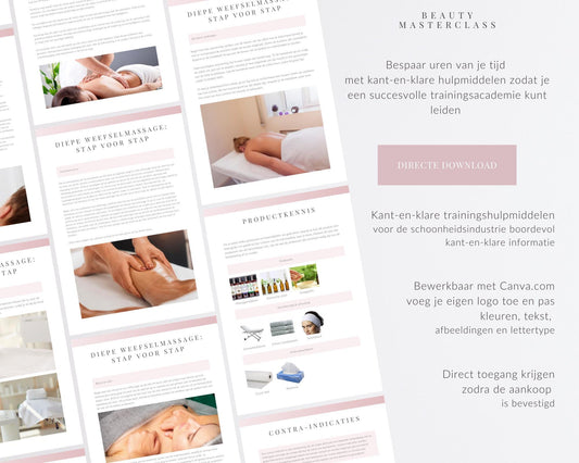 Dutch Deep Tissue Massage Editable Training Manual